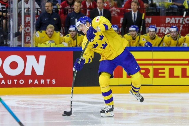 Photo hockey match Sweden - Switzerland le 20/05/2018