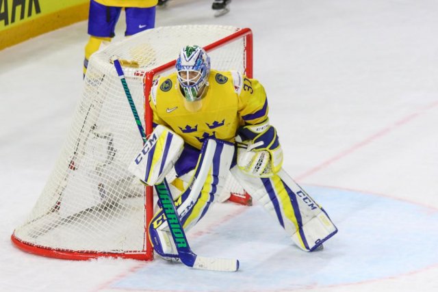 Photo hockey match Sweden - Switzerland le 20/05/2018