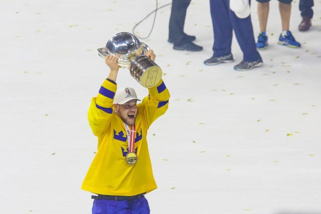 Photo hockey match Sweden - Switzerland le 20/05/2018