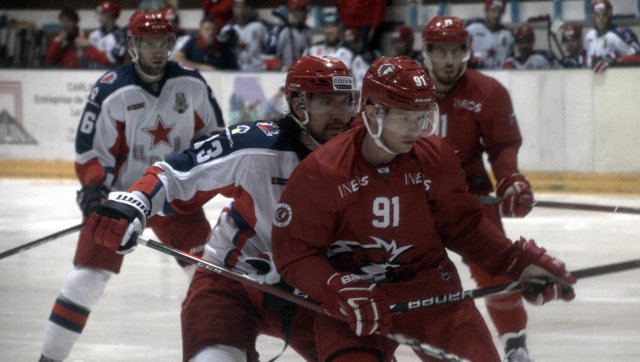 Photo hockey match Lausanne - Moscou le 13/08/2018