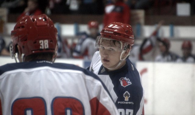 Photo hockey match Lausanne - Moscou le 13/08/2018