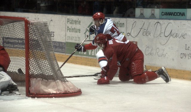 Photo hockey match Lausanne - Moscou le 13/08/2018