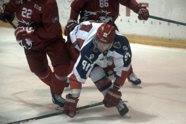 Photo hockey match Lausanne - Moscou le 13/08/2018