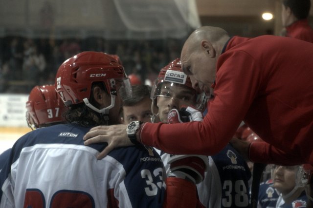 Photo hockey match Lausanne - Moscou le 13/08/2018