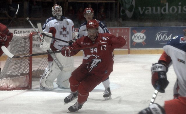 Photo hockey match Lausanne - Moscou le 13/08/2018