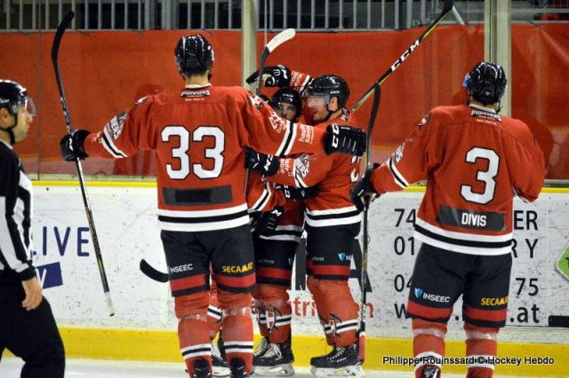 Photo hockey match Chamonix  - Grenoble  le 14/08/2018