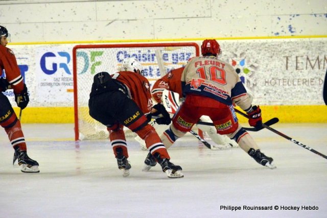 Photo hockey match Chamonix  - Grenoble  le 14/08/2018