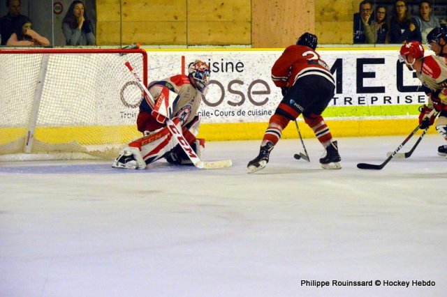 Photo hockey match Chamonix  - Grenoble  le 14/08/2018