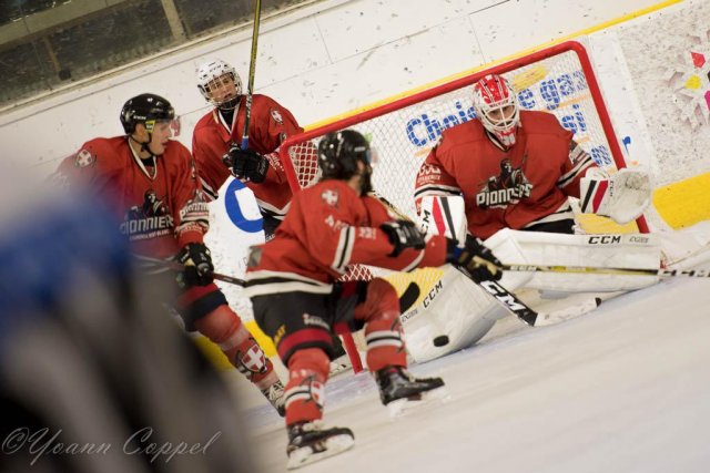 Photo hockey match Chamonix  - Grenoble  le 14/08/2018