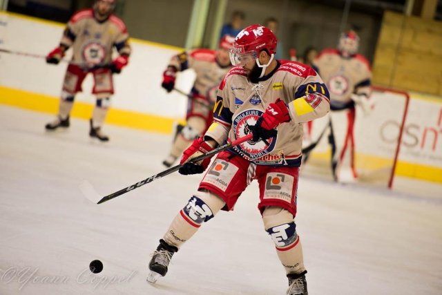 Photo hockey match Chamonix  - Grenoble  le 14/08/2018