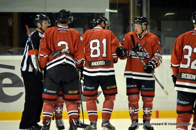 Photo hockey match Mont-Blanc - Chamonix  le 18/08/2018