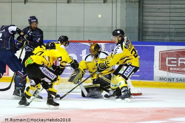 Photo hockey match Rouen - Angers  le 22/08/2018
