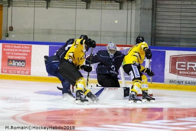 Photo hockey match Rouen - Angers  le 22/08/2018