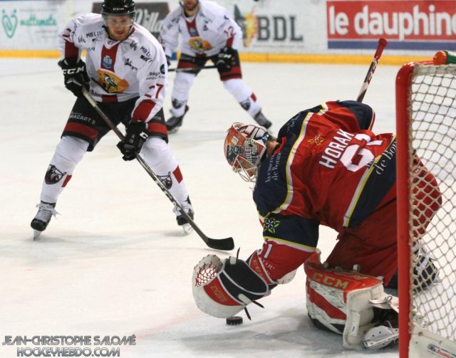 Photo hockey match Grenoble  - Chamonix  le 08/09/2018