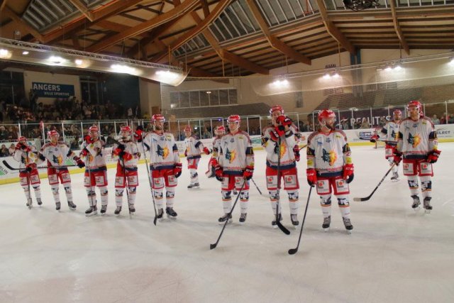 Photo hockey match Angers  - Grenoble  le 14/09/2018