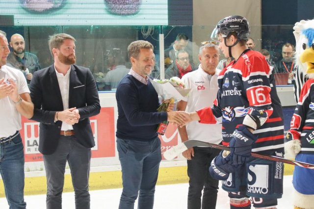 Photo hockey match Angers  - Grenoble  le 14/09/2018