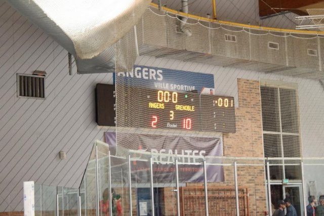 Photo hockey match Angers  - Grenoble  le 14/09/2018