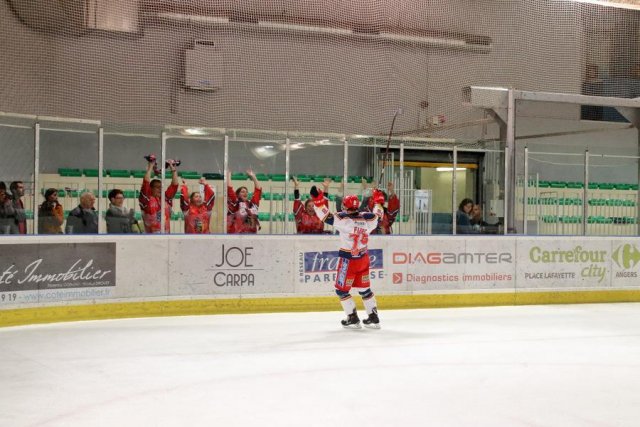 Photo hockey match Angers  - Grenoble  le 14/09/2018