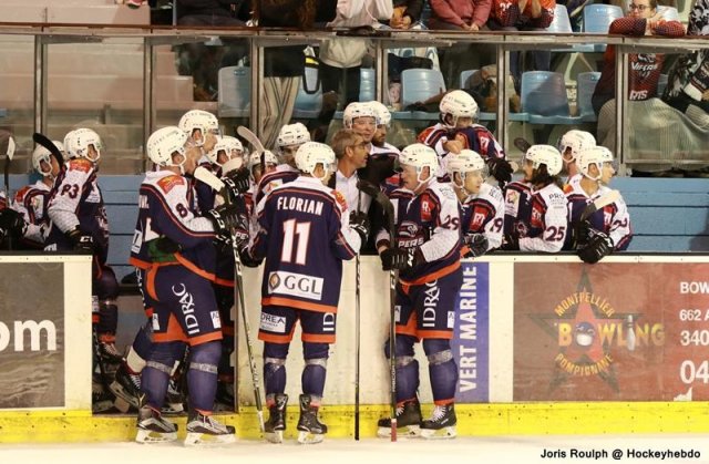 Photo hockey match Montpellier  - Nantes le 15/09/2018