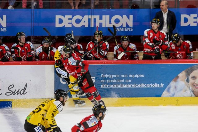 Photo hockey match Amiens  - Rouen le 18/09/2018