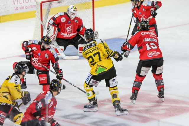 Photo hockey match Amiens  - Rouen le 18/09/2018