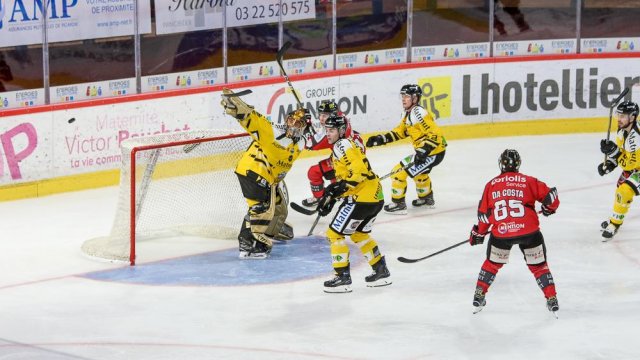 Photo hockey match Amiens  - Rouen le 18/09/2018
