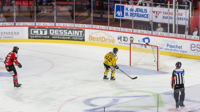 Photo hockey match Amiens  - Rouen le 18/09/2018