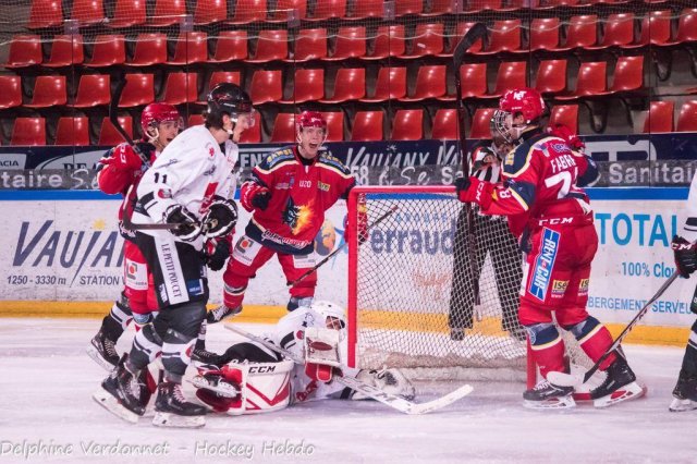 Photo hockey match Grenoble  - Amiens  le 09/09/2018