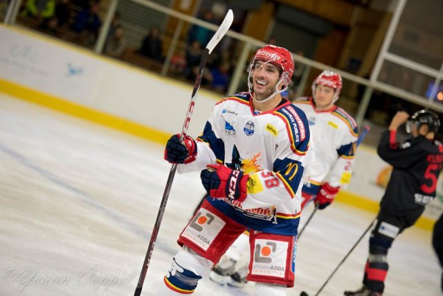 Photo hockey match Chamonix  - Grenoble  le 21/09/2018