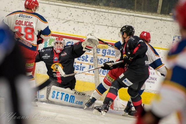 Photo hockey match Chamonix  - Grenoble  le 21/09/2018