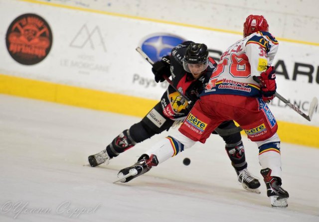 Photo hockey match Chamonix  - Grenoble  le 21/09/2018