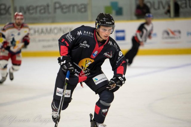 Photo hockey match Chamonix  - Grenoble  le 21/09/2018