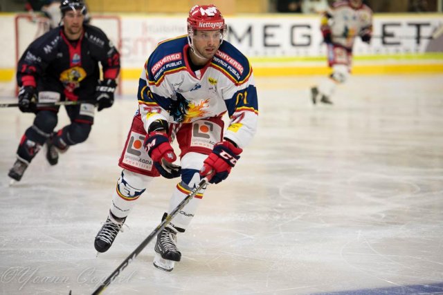 Photo hockey match Chamonix  - Grenoble  le 21/09/2018