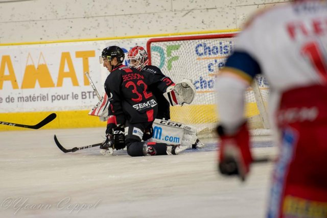 Photo hockey match Chamonix  - Grenoble  le 21/09/2018