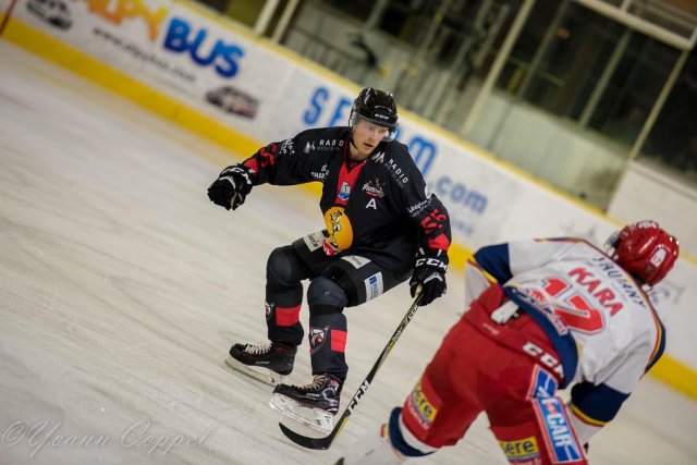 Photo hockey match Chamonix  - Grenoble  le 21/09/2018