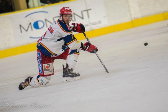 Photo hockey match Chamonix  - Grenoble  le 21/09/2018