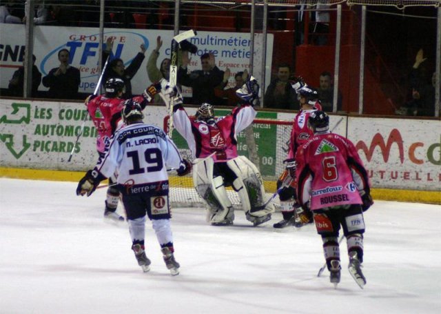 Photo hockey match Amiens  - Angers  le 07/03/2009
