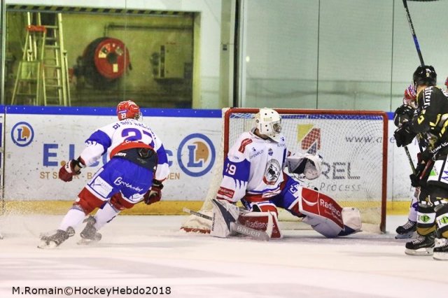 Photo hockey match Rouen - Lyon le 21/09/2018