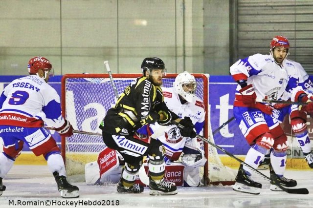 Photo hockey match Rouen - Lyon le 21/09/2018