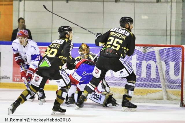 Photo hockey match Rouen - Lyon le 21/09/2018