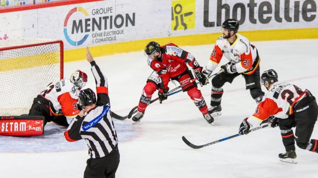 Photo hockey match Amiens  - Nice le 21/09/2018