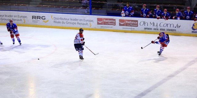 Photo hockey match Lyon - Angers  le 25/09/2018