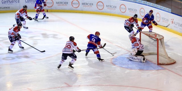 Photo hockey match Lyon - Angers  le 25/09/2018