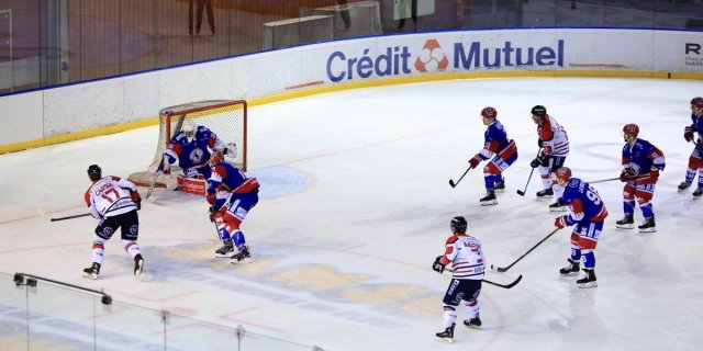 Photo hockey match Lyon - Angers  le 25/09/2018