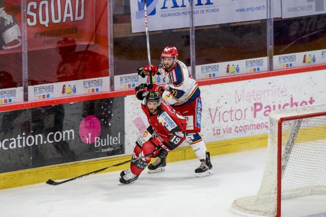 Photo hockey match Amiens  - Grenoble  le 28/09/2018