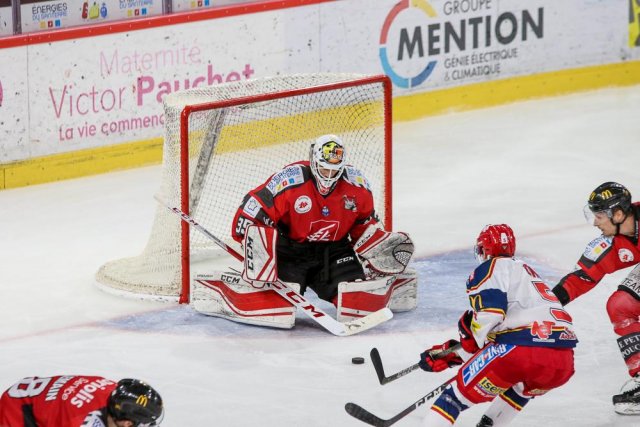 Photo hockey match Amiens  - Grenoble  le 28/09/2018