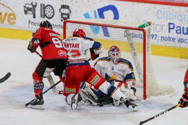 Photo hockey match Amiens  - Grenoble  le 28/09/2018