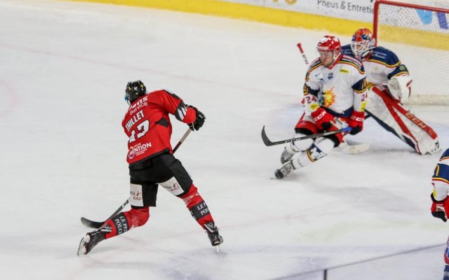 Photo hockey match Amiens  - Grenoble  le 28/09/2018