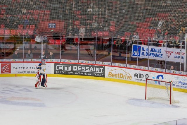 Photo hockey match Amiens  - Grenoble  le 28/09/2018