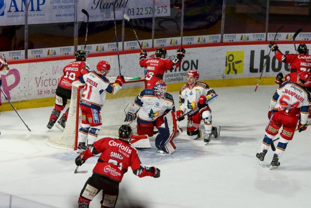 Photo hockey match Amiens  - Grenoble  le 28/09/2018